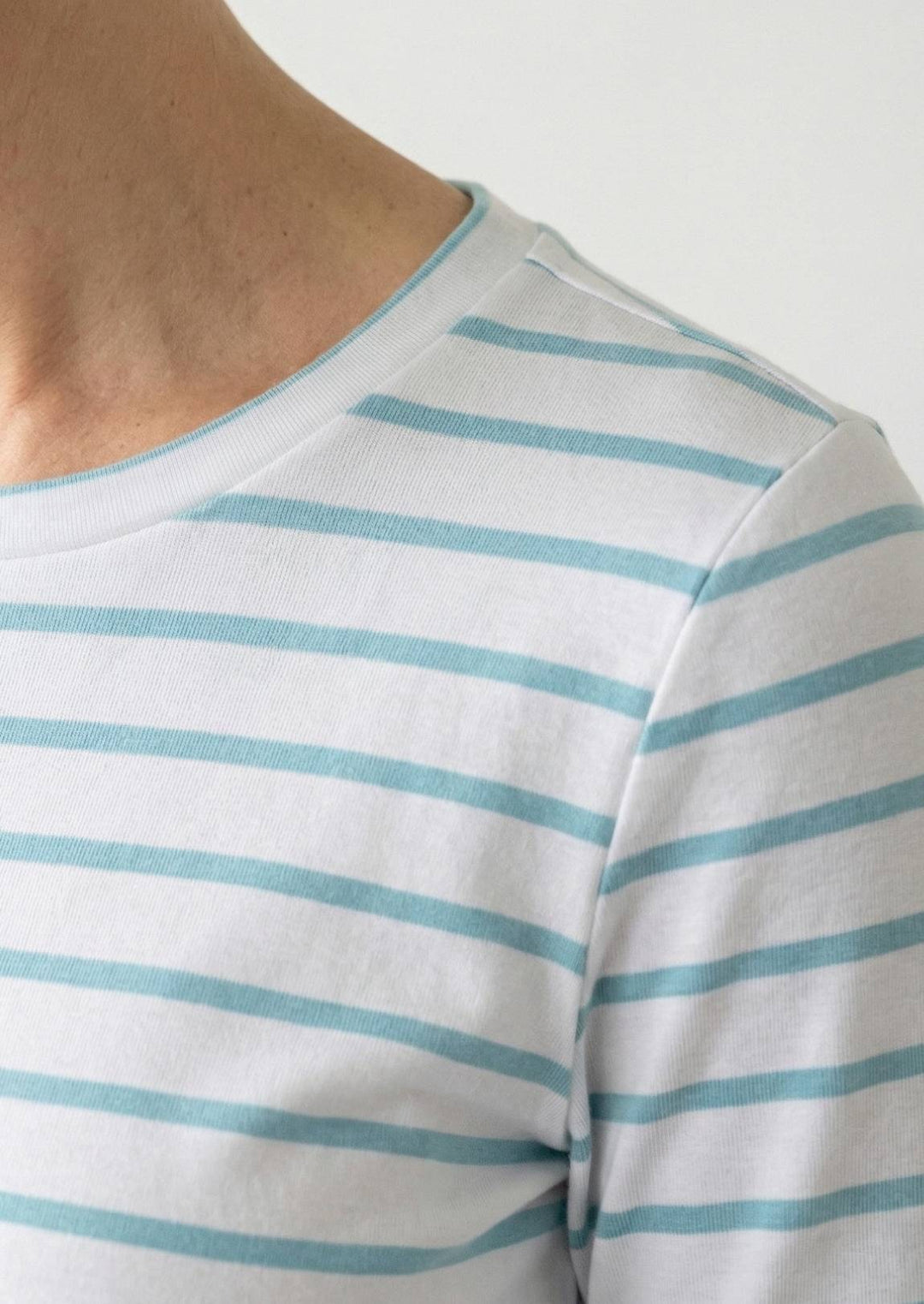 ZF035R Telma 3/4 Sleeve Pima Cotton Striped Tee