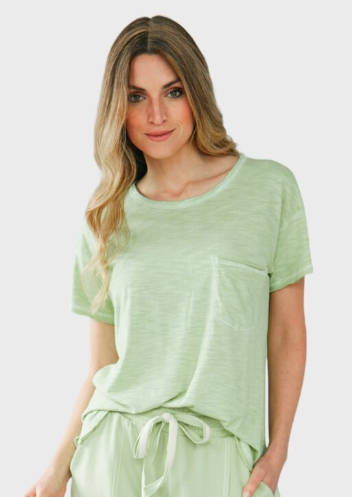 TP-309 Aida Crew Neck Cotton T-shirt