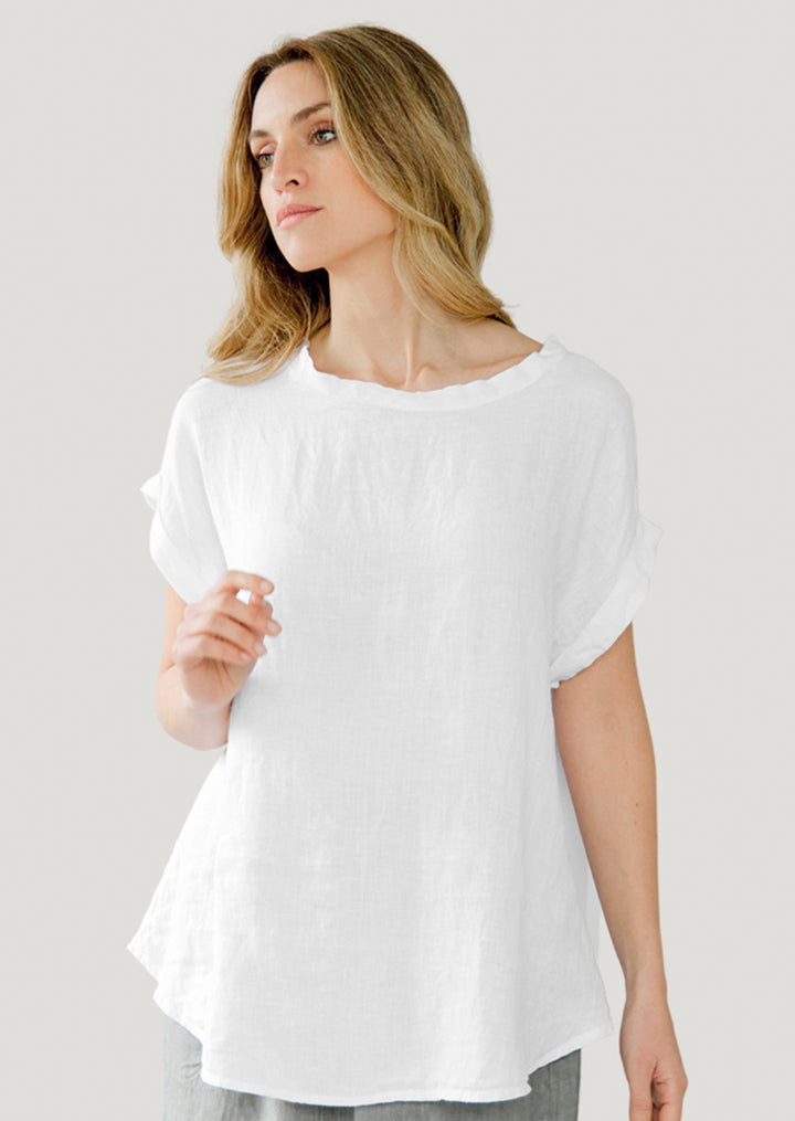 SA2919 Noela Linen Top