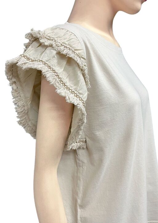 ZF137 Maeve Knit Cotton Top