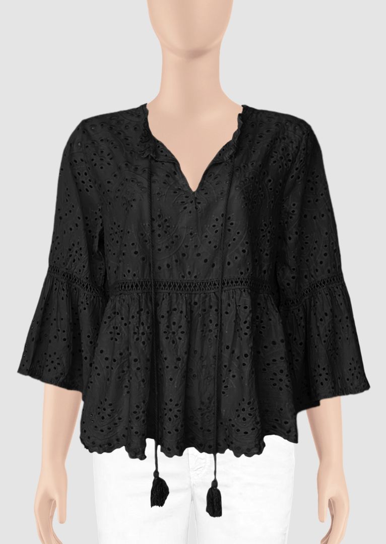 N8315 Vera Eyelet Cotton Top