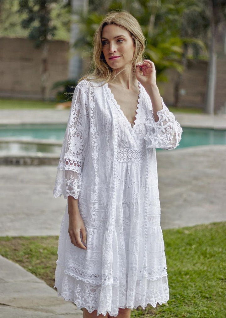 N9182 Zaida Lace Cardigan