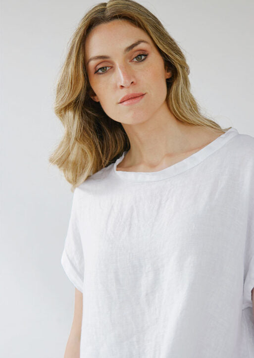 SA2919 Noela Linen Top