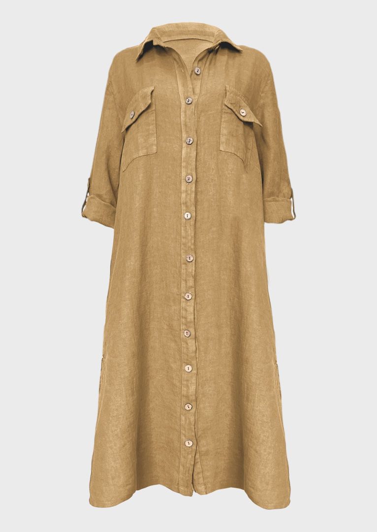 SA2392 Elinor Linen Duster
