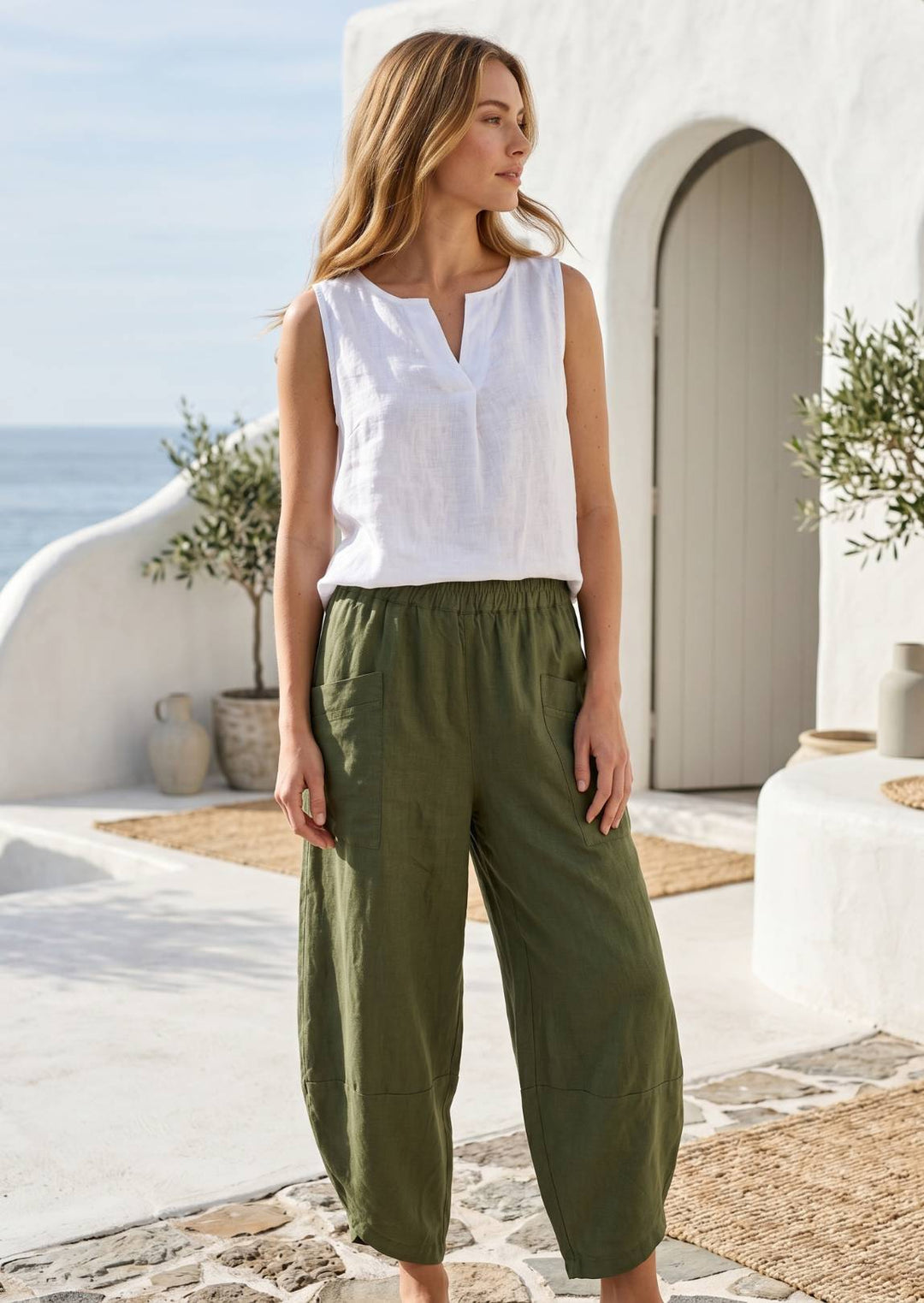 SA4468 Letha Linen Pants