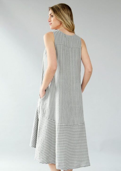 SA1458MST Sabela Linen Dress