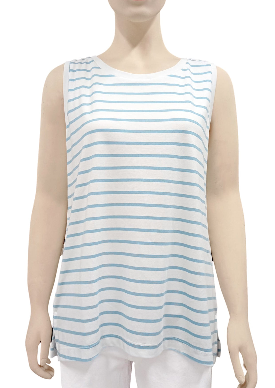 TP-308R Ryan Striped Pima Cotton Tank Top
