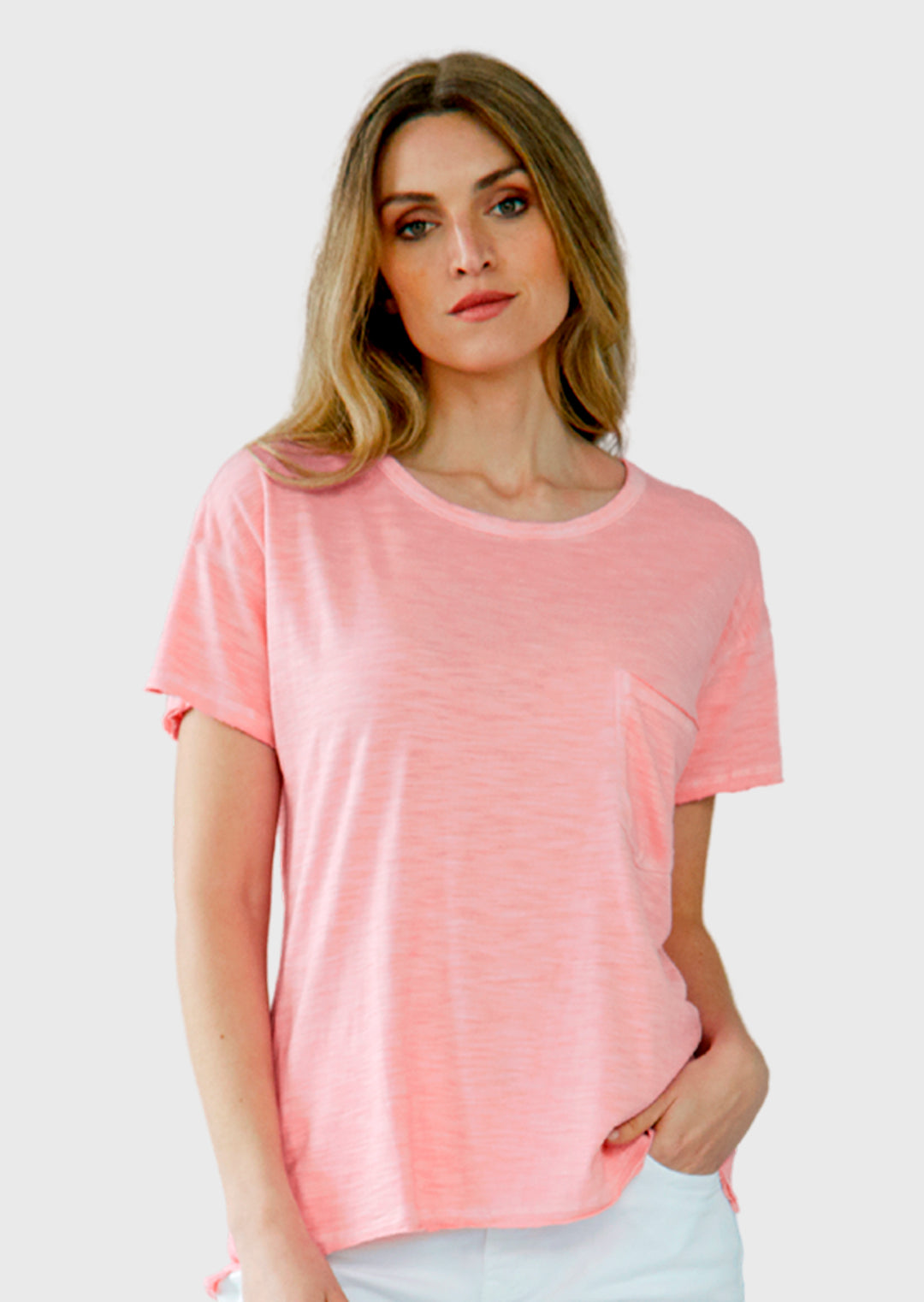 TP-309 Aida Crew Neck Cotton T-shirt