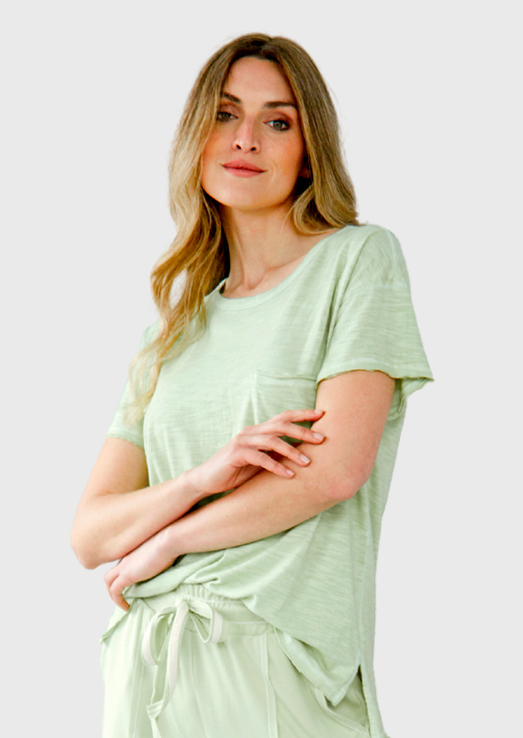 TP-309 Aida Crew Neck Cotton T-shirt