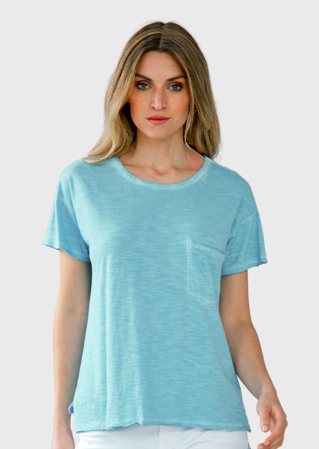 TP-309 Aida Crew Neck Cotton T-shirt