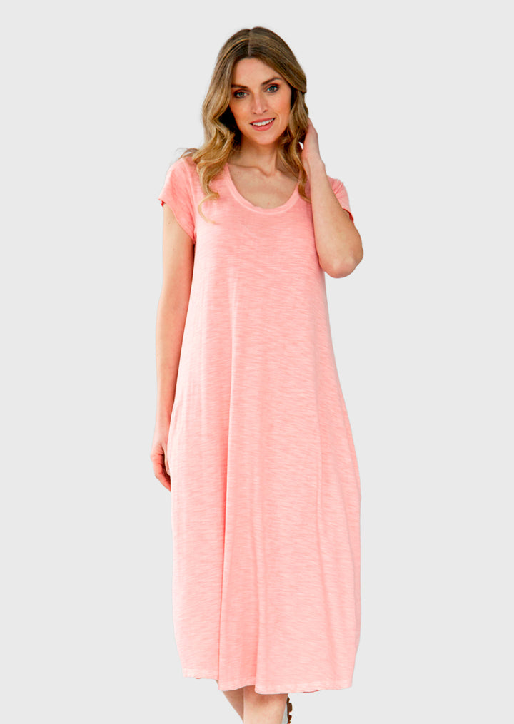 TP-311 Shanna Crew Neck Cotton Dress