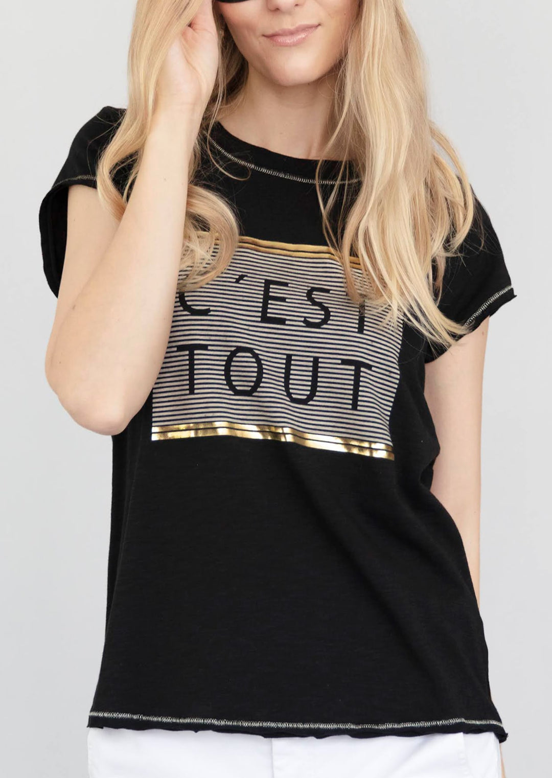 ZF002 Corinne Slub Cotton T-shirt