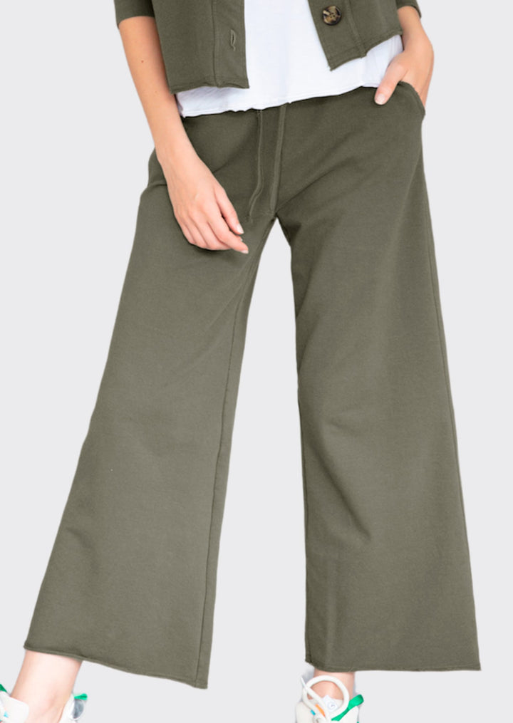 ZF014 Harley Wide Leg Cotton Pants