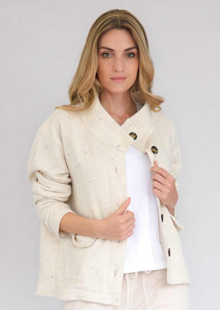 ZF023 Milan Heather Cotton Jacket