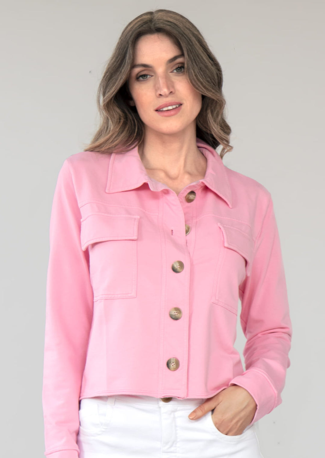 ZF048 Triana Knit Cotton Jacket