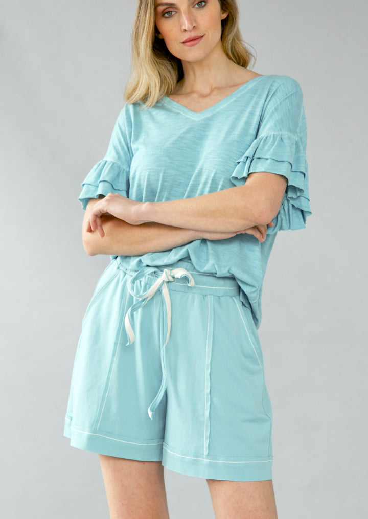 ZF068 Malena Pima Cotton Shorts