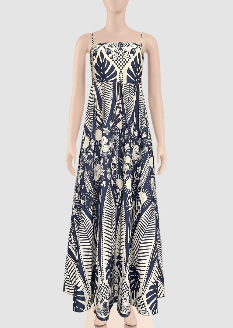 ZF110 Dessire Spaghetti Strap Cotton Dress