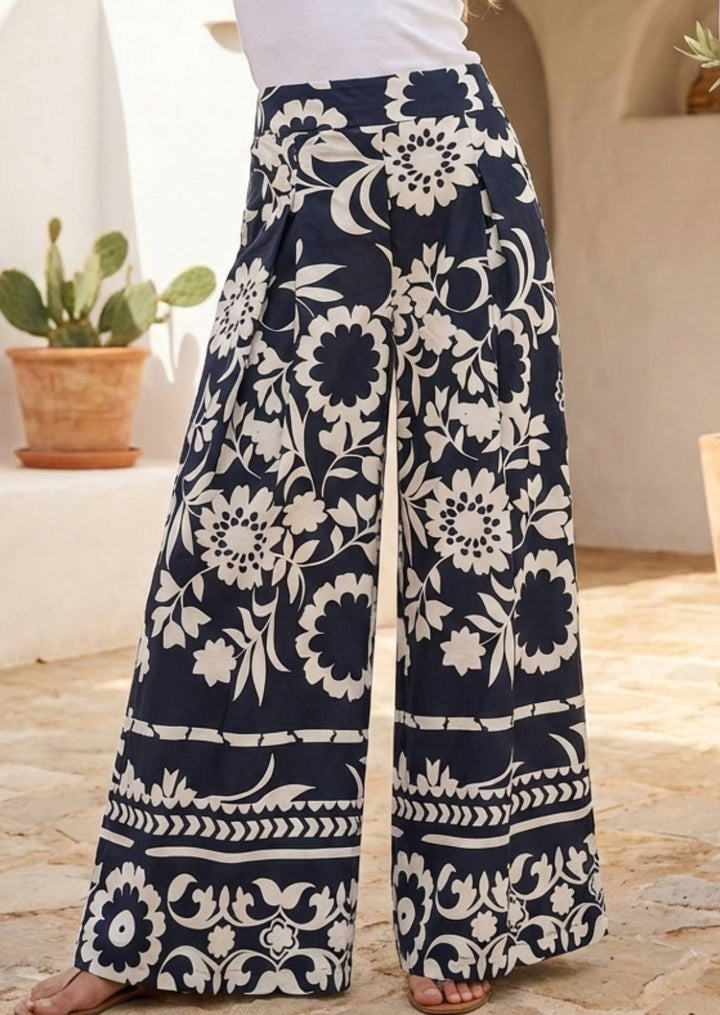 ZF128 Milet Printed Cotton Pants