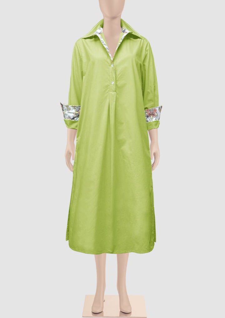 ZF247 Abigail Pima Cotton Shirt Dress
