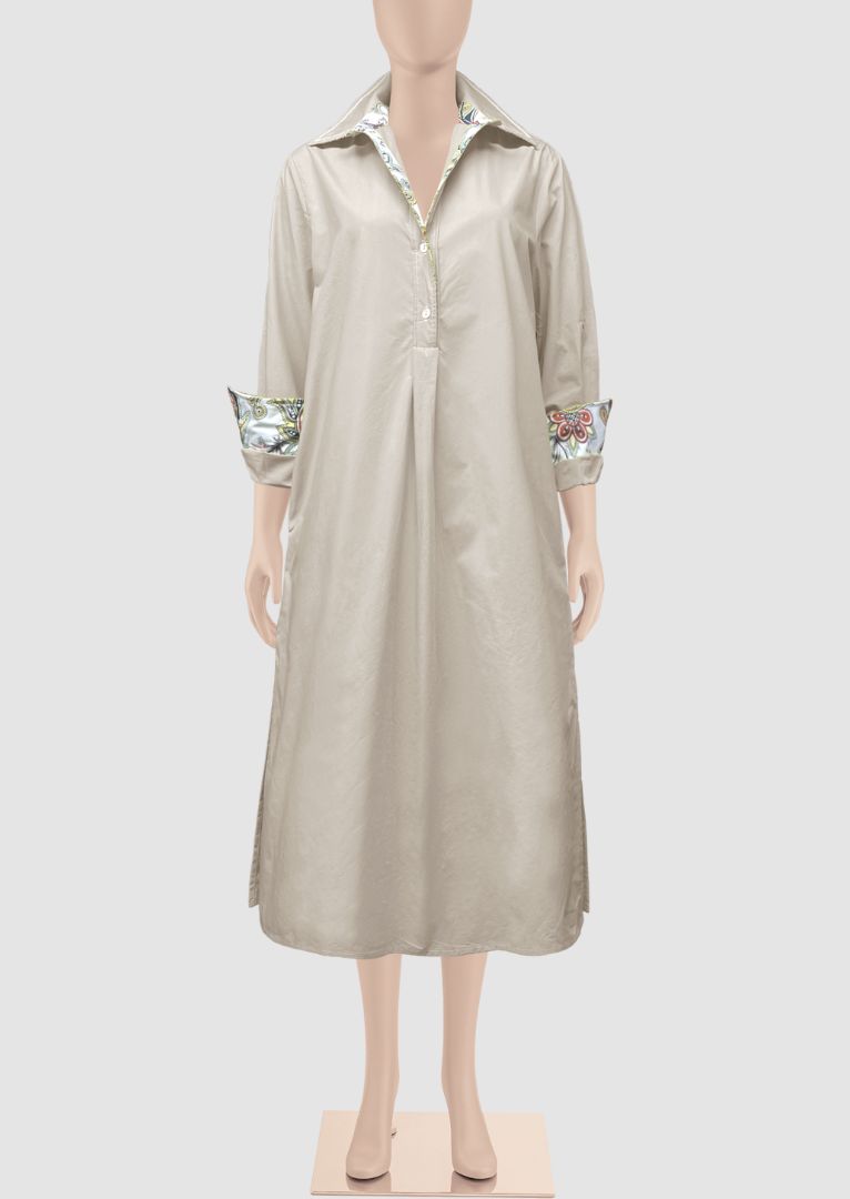 ZF247 Abigail Pima Cotton Shirt Dress