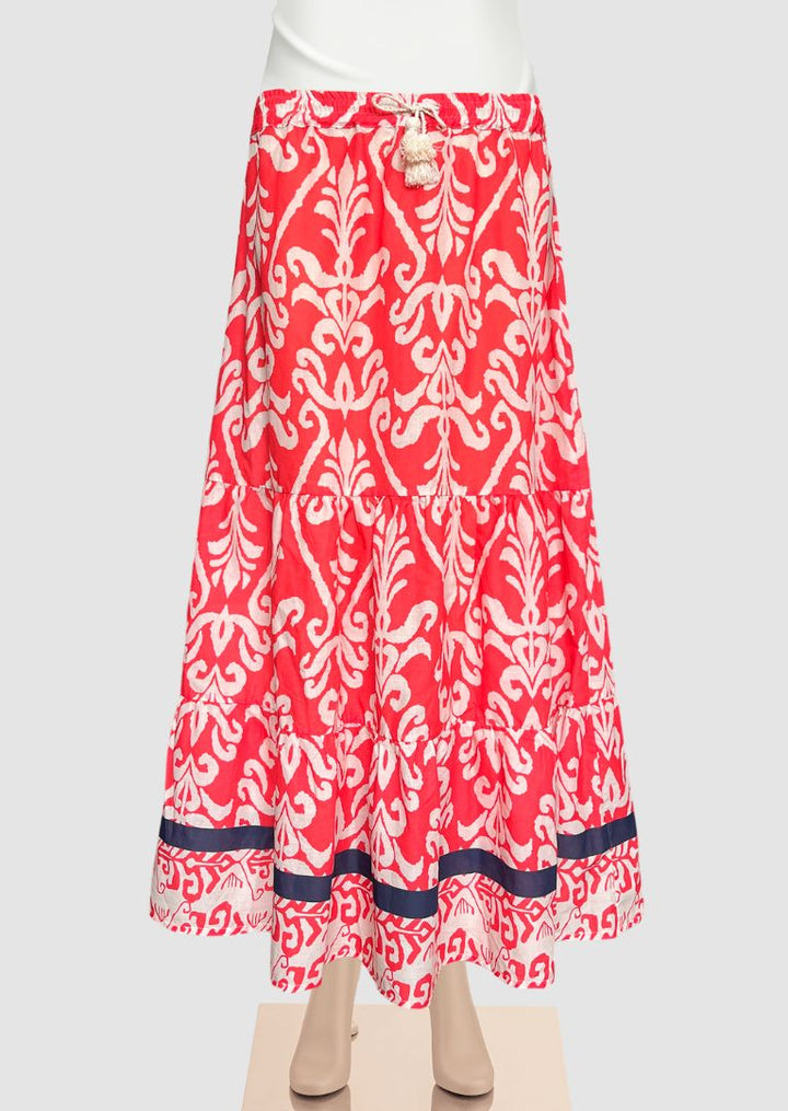 ZF123 Fionna Printed Cotton Skirt
