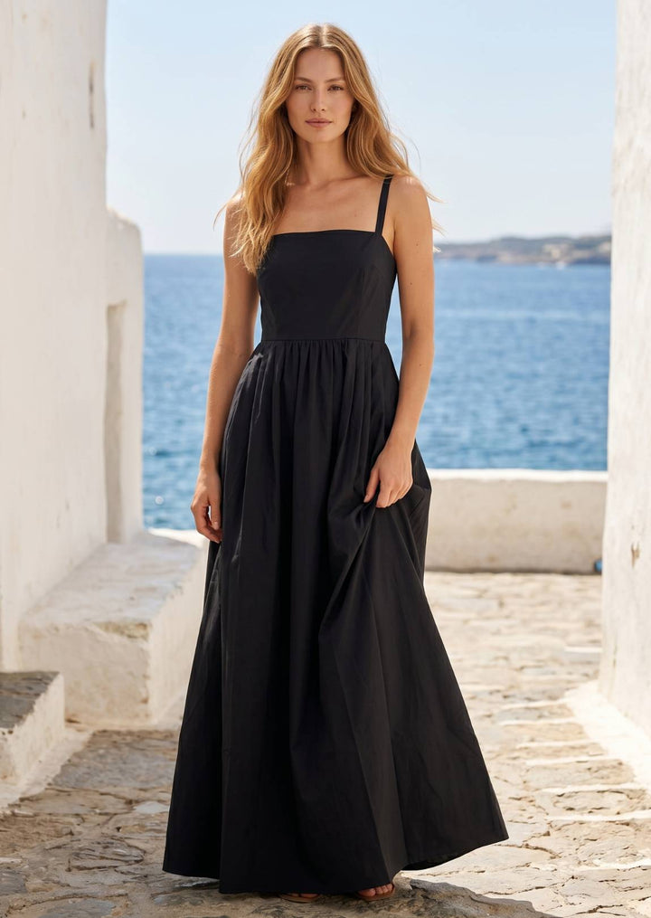 ZF392 Malena Cotton Maxi Dress