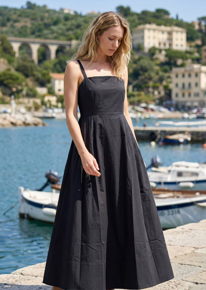 ZF392 Malena Poplin Cotton Dress