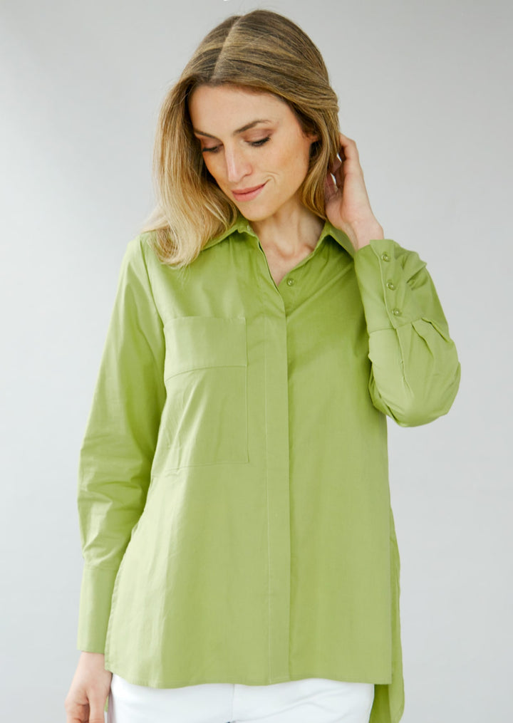 ZNBL002 Patrice Pima Cotton Blouse