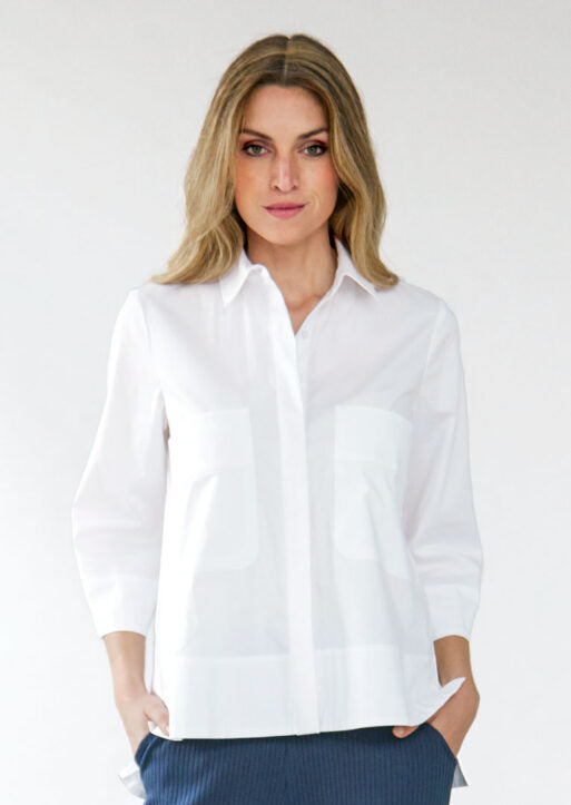 ZNBL005 Christine Pima Cotton Blouse