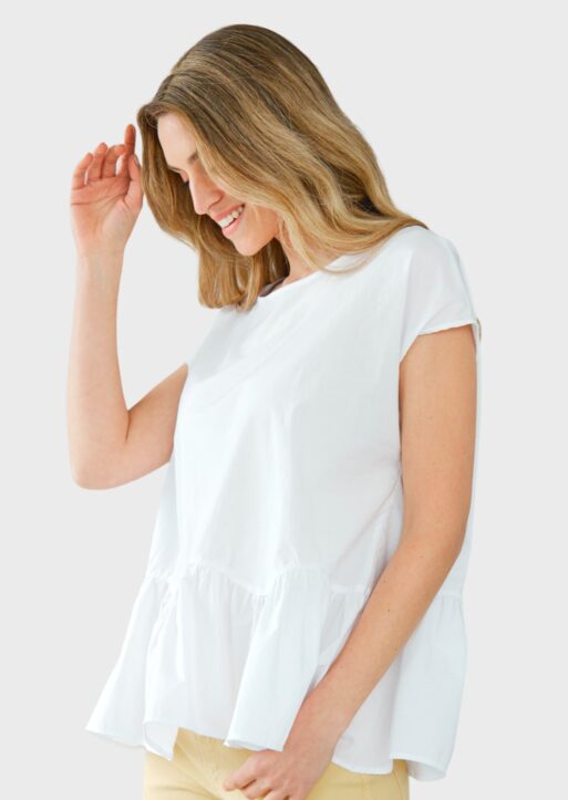 ZNBL006 Ginnete Pima Cotton Blouse