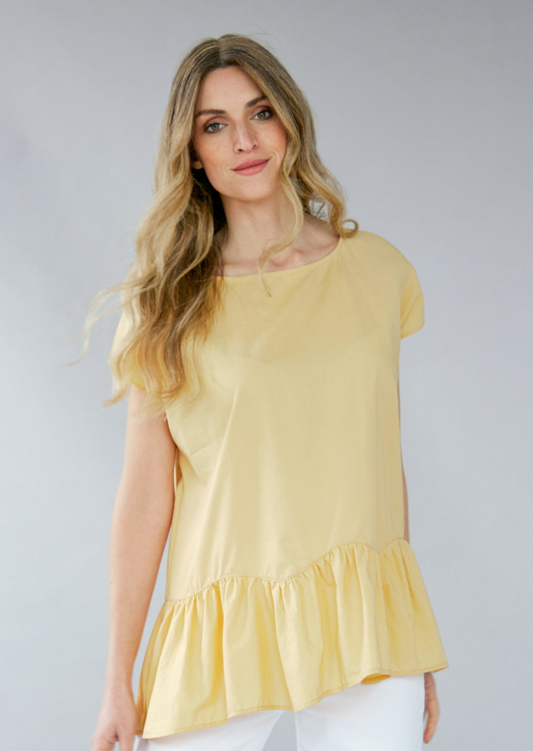 ZNBL006 Ginnete Pima Cotton Blouse