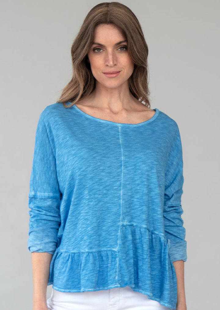 TP-320 Yasfir Long Sleeve Slub Cotton Top