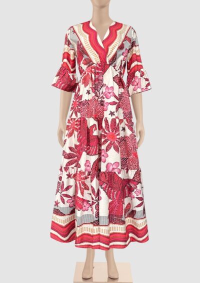 ZF207 Margot Printed Cotton Dress